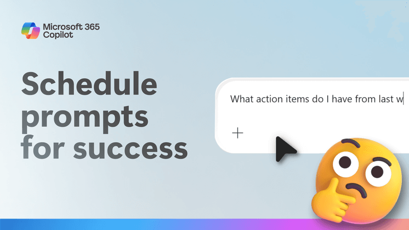 Copilot Scheduled Prompts